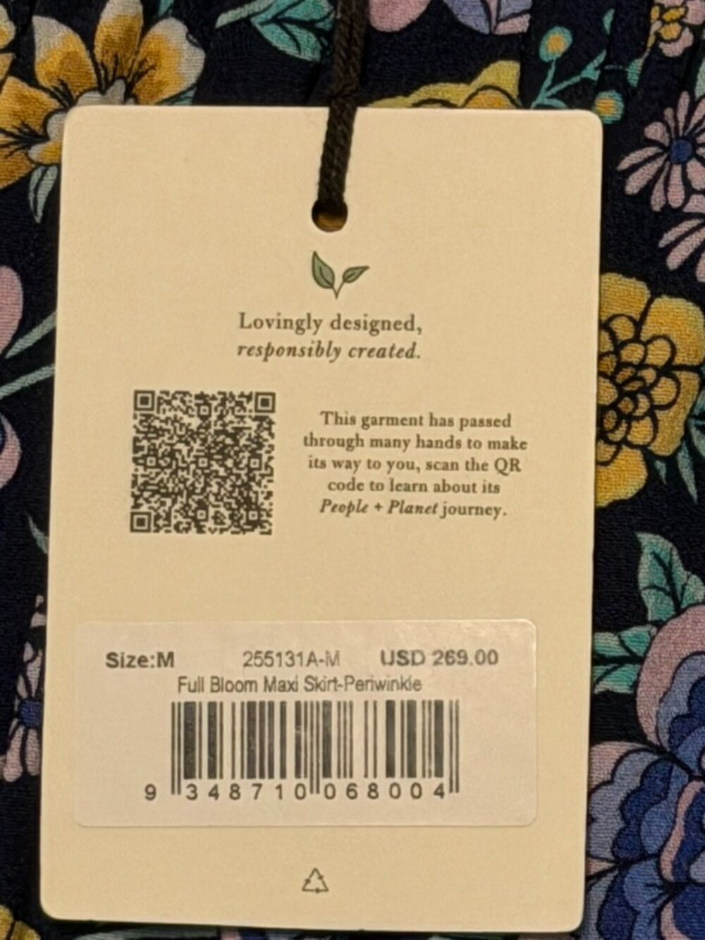 Spell Full Bloom Maxi Skirt & Floral Bloom Tank Set Medium Rare Sold NWT - Picture 9 of 13